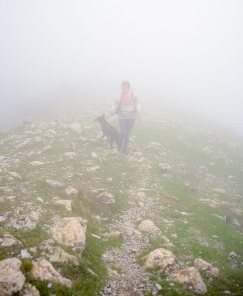 le brouillard de Monte Matanna