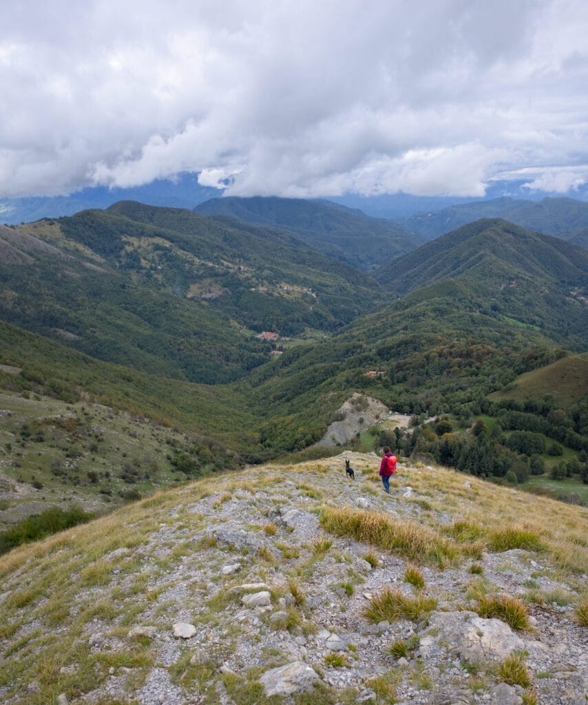 la descente de monte Matanna