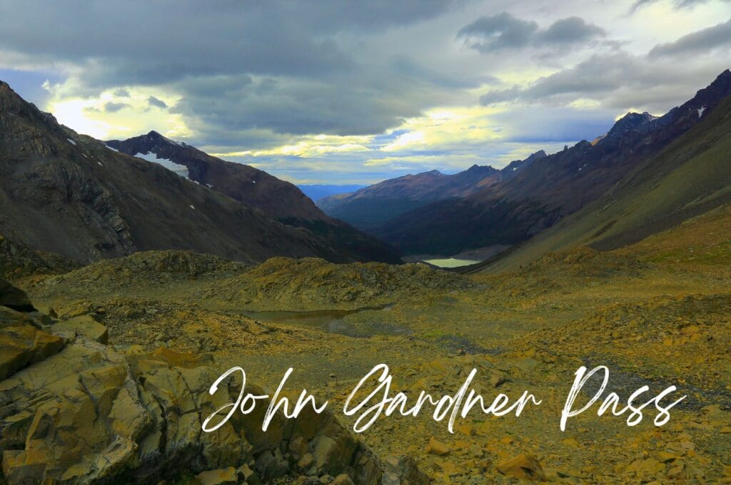 john gardner pass, o trek torres del paine park