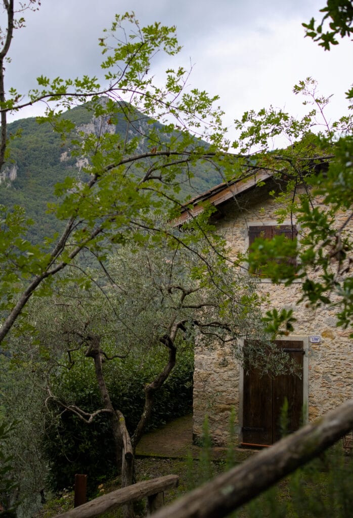 le chemin de Metato à Candalla