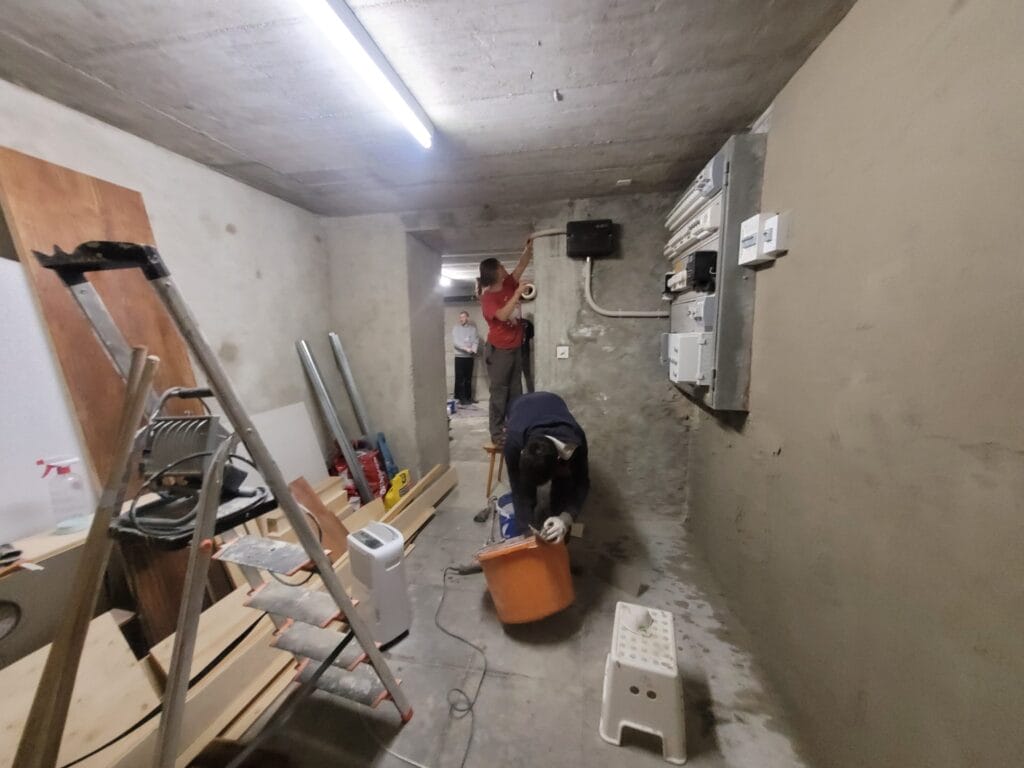 rénovation du sous-sol