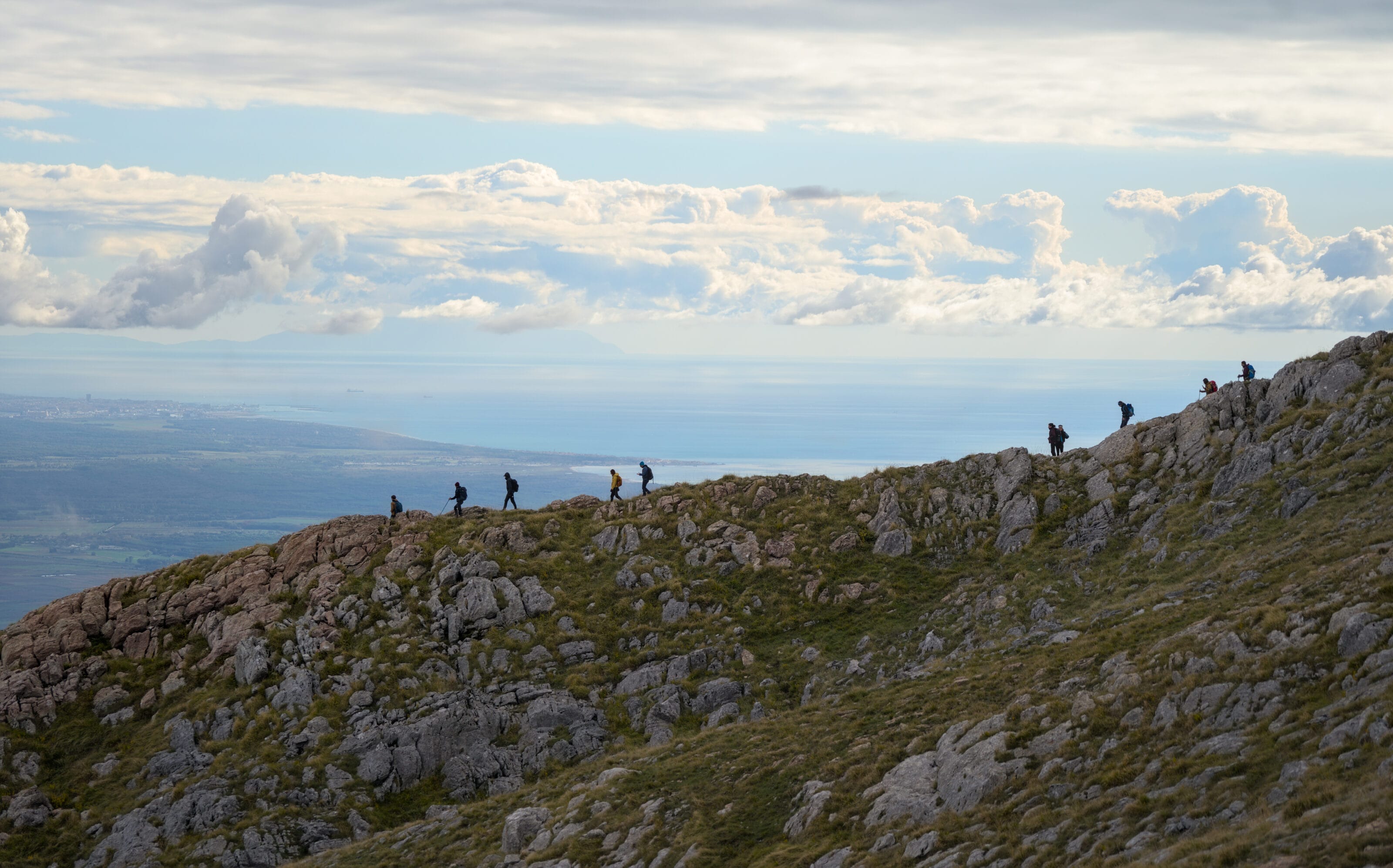 l'arête de Monte Matanna