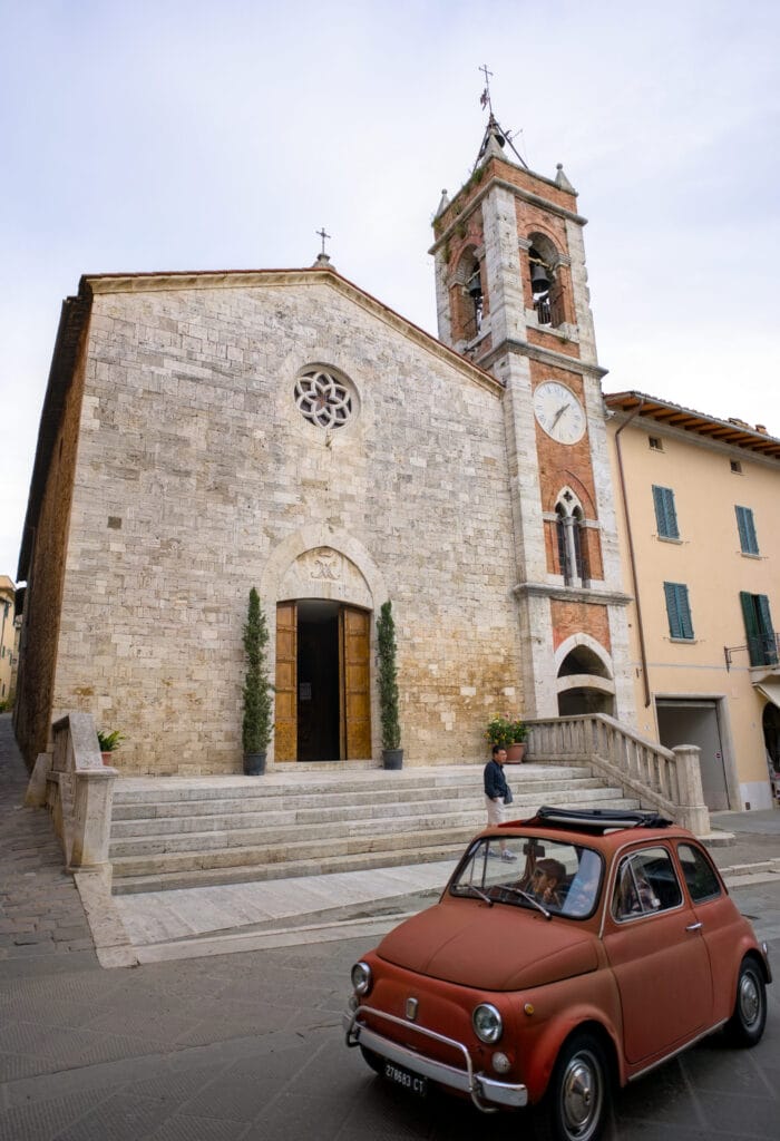 san quirico d'orcia voiture