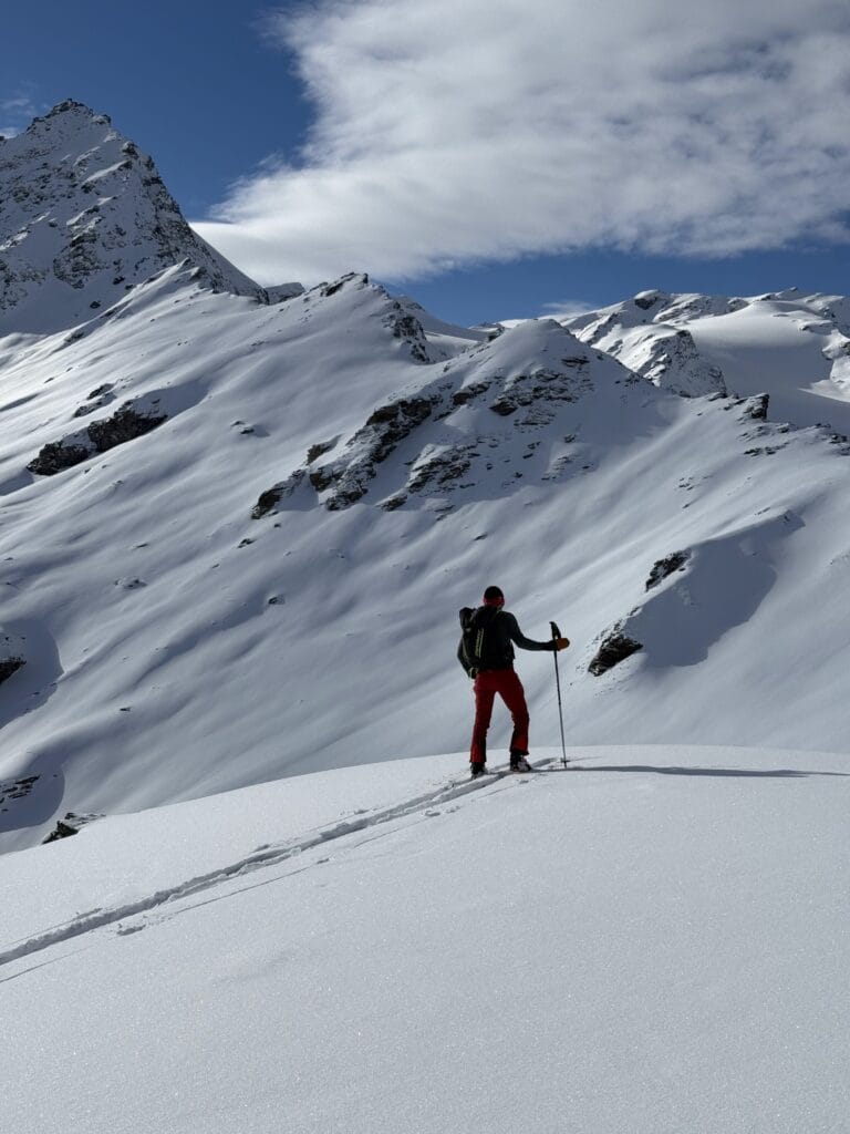 sortie en ski de rando Benoit