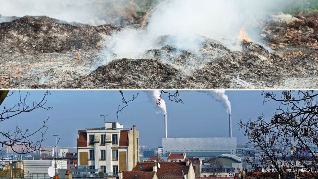 incinération des déchets