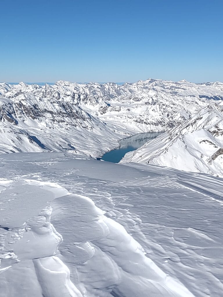 le lac des Dix vu du Pigne d'Arolla