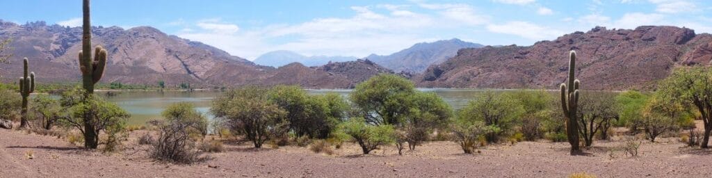 the Brealito lagoon south of Salta