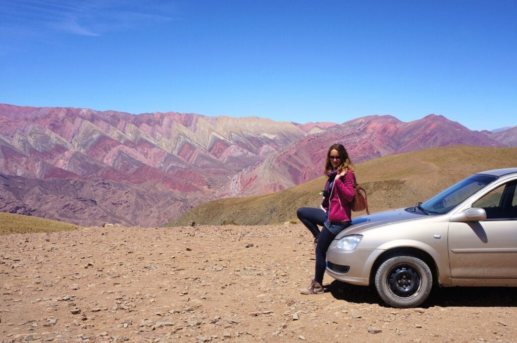 mirador de Hornocal à côté de Humahuaca