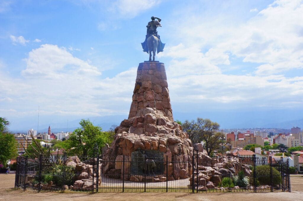 monument to General Martin Miguel de Guemes in Salta