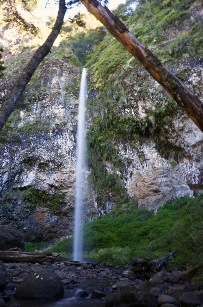 la cascade Saltillo de las Nalcas dans le parc Nahuel Huapi