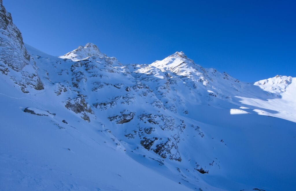 sous la partie difficile du glacier de Vouasson