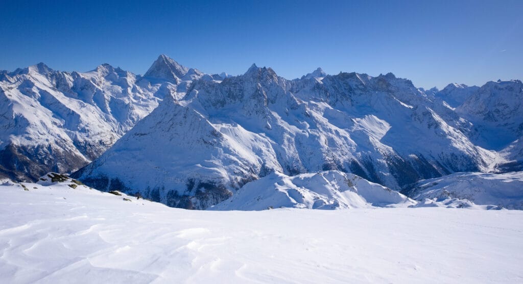 le panorama depuis le Mont de l'Etoile