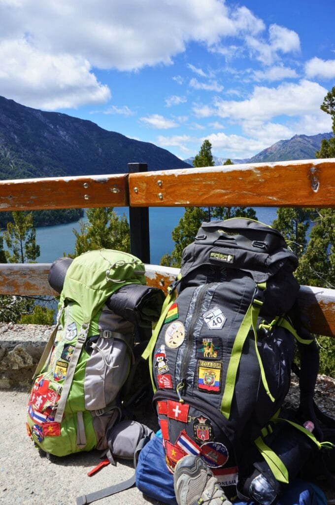 sacs de randonnée pour faire un trek au parc Nahuel Huapi