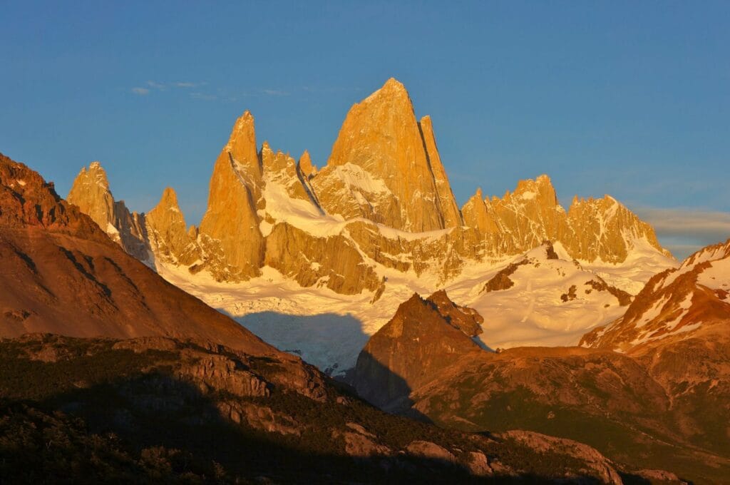 lever du soleil sur le fitz Roy