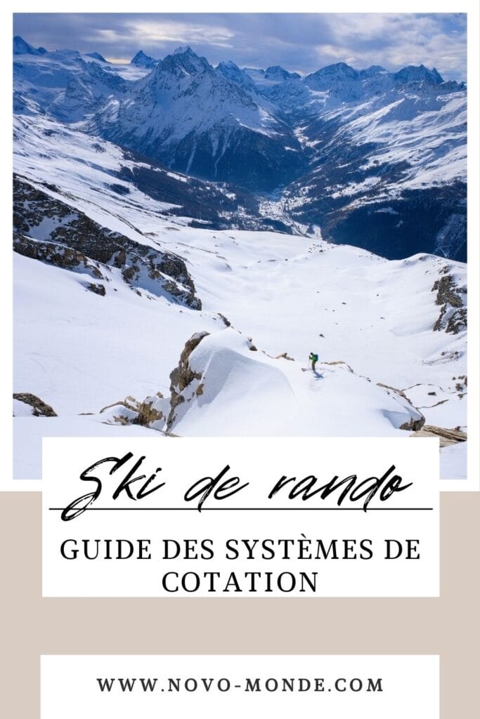 le guide des différents systèmes de cotation en ski de randonnée