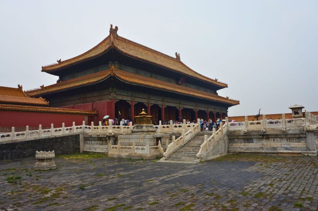 temple chinois dans la cité interdite de Pékin